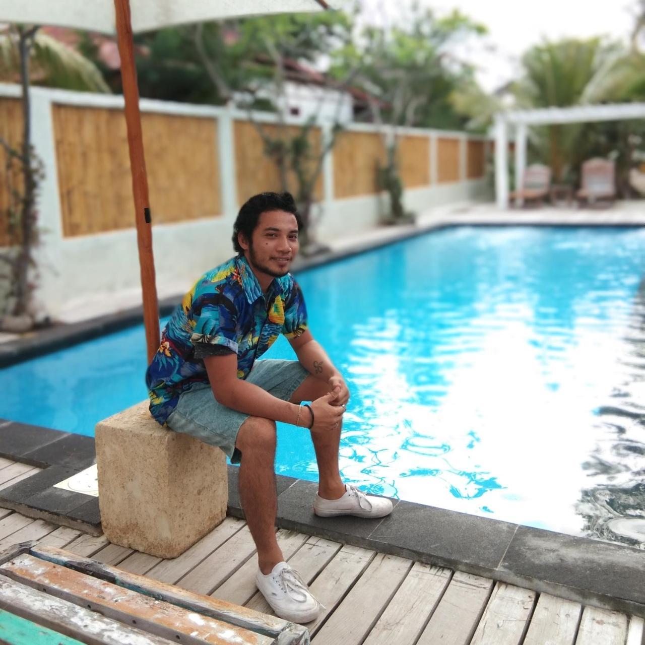 Star Bar And Bungalows Gili Air Exterior foto