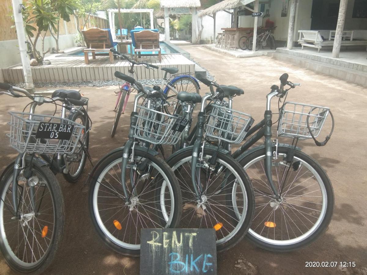 Star Bar And Bungalows Gili Air Exterior foto